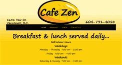 Desktop Screenshot of cafezenonyew.com