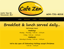 Tablet Screenshot of cafezenonyew.com